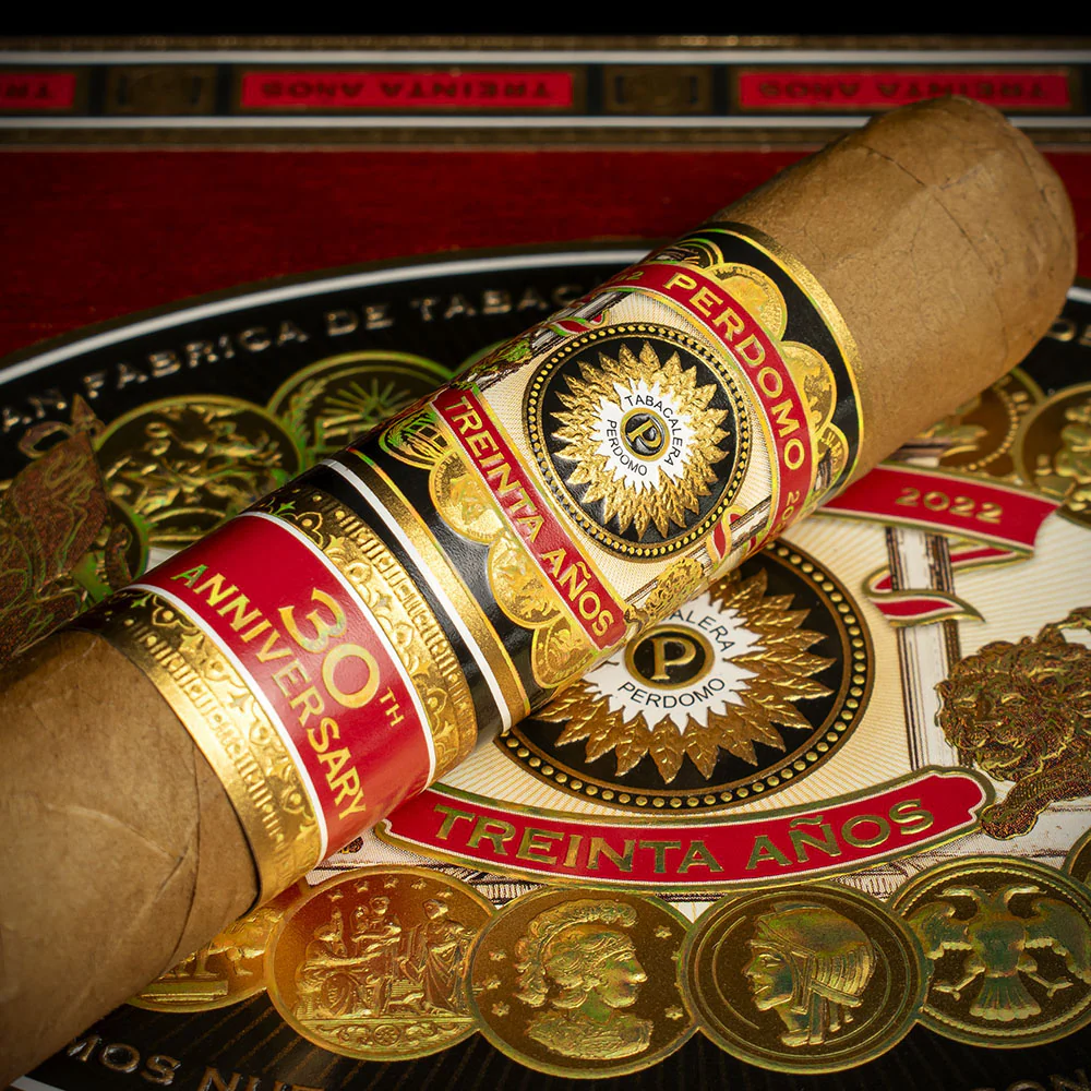 Perdomo 30th Anniversary Connecticut Robusto Cigars - Box of 30 - Image 3
