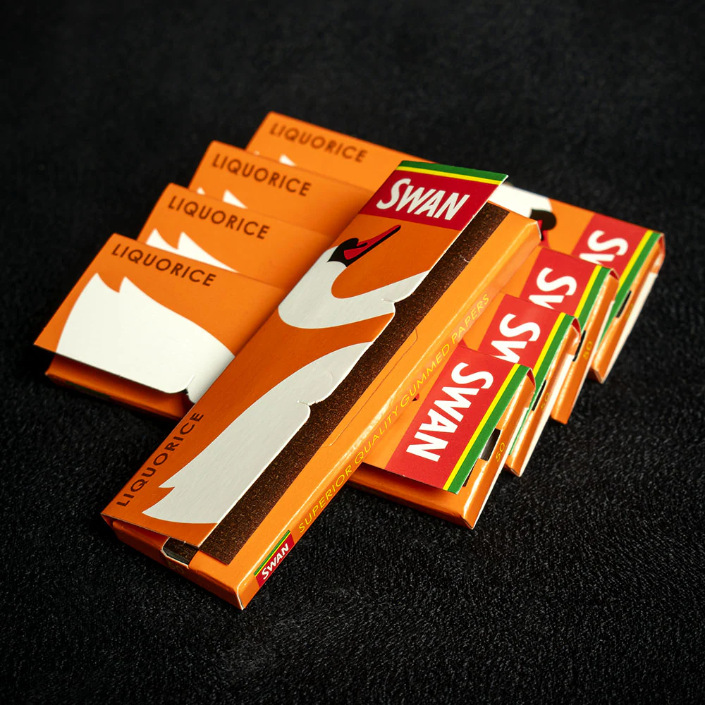 Swan Rolling Papers Regular Liquorice - Box of 50 - Image 4