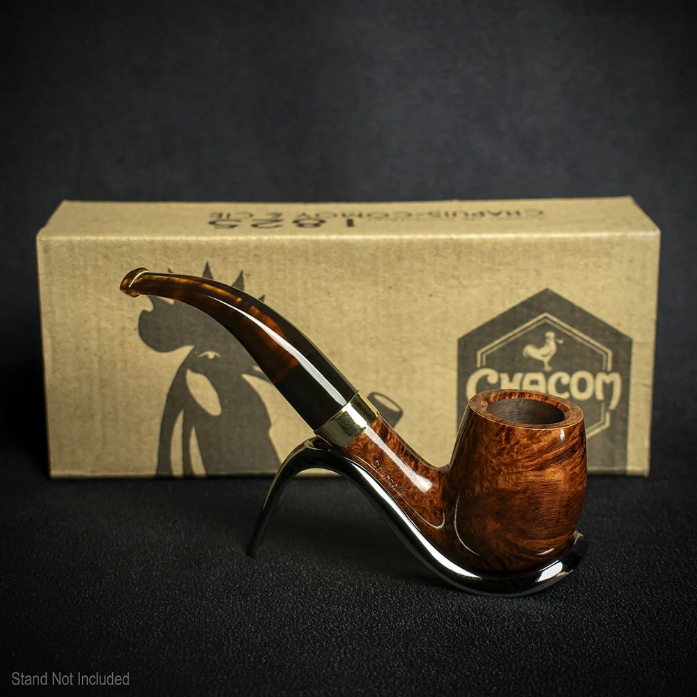 Chacom Churchill Smooth 42 - 9mm Briar Smoking Pipe - Image 3