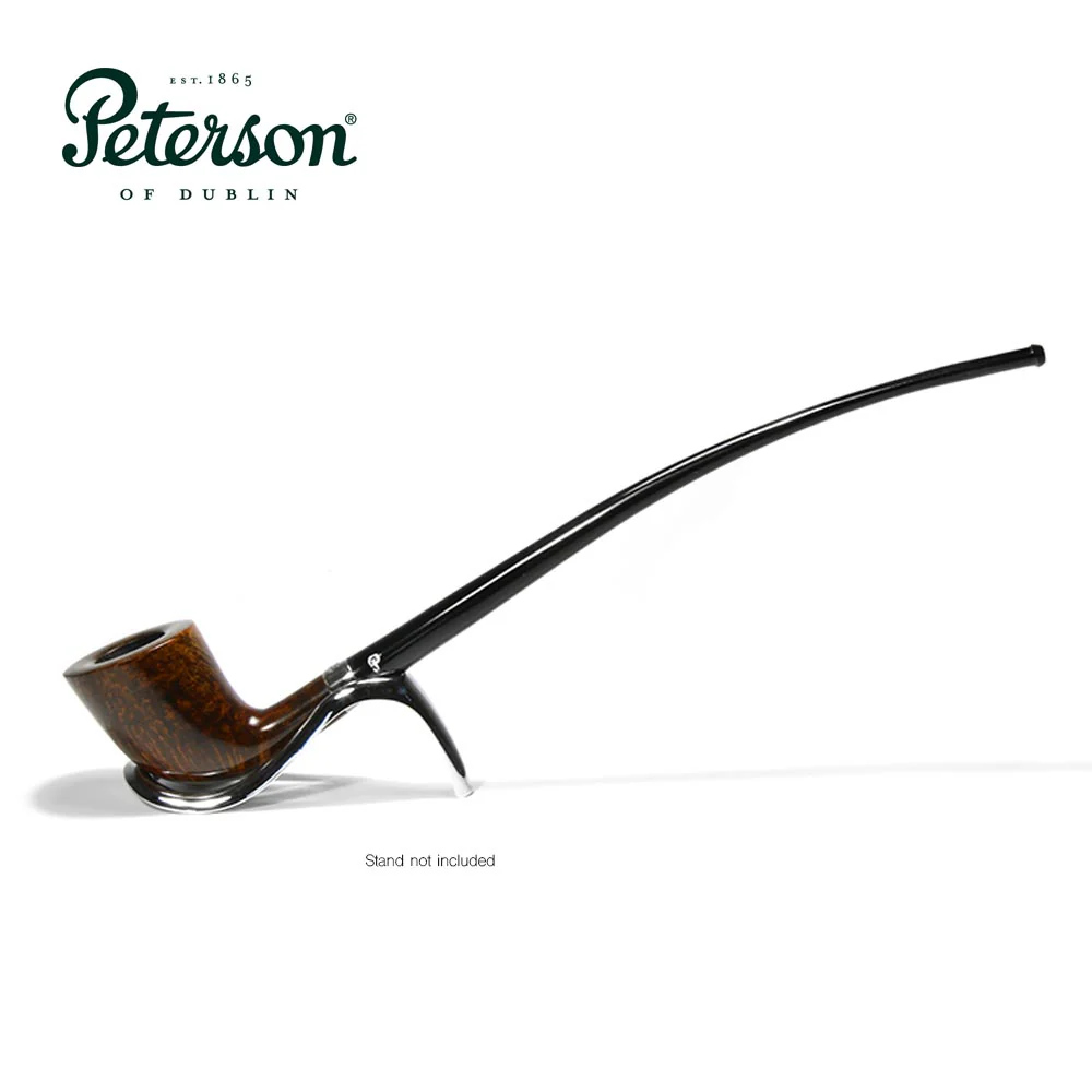 Peterson of Dublin Churchwarden Briar Smoking Pipe - D6 Smooth