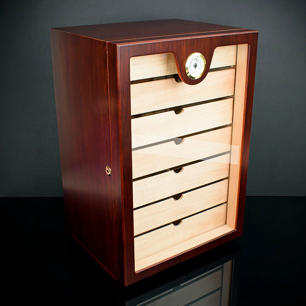 Cigar Humidor Cabinet Cherry HU22 - 200 Cigar Capacity - Image 2