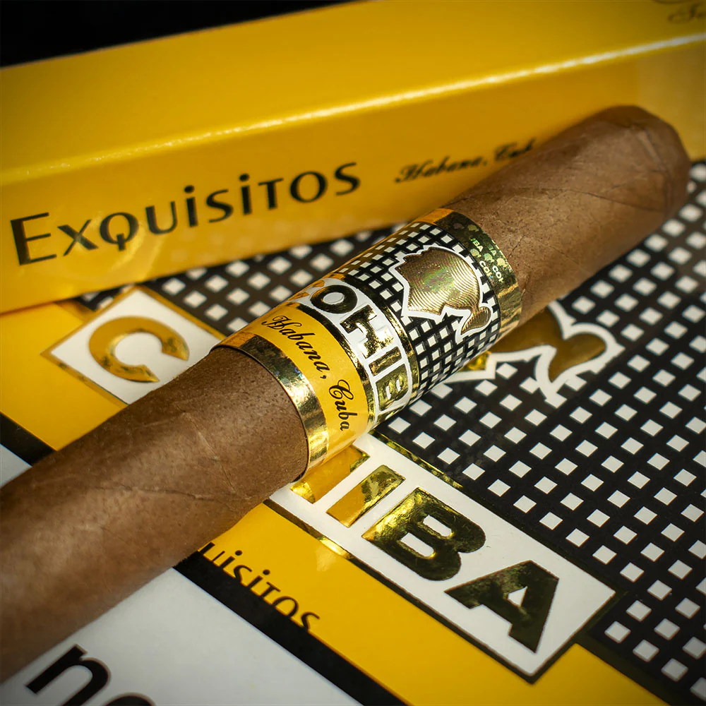 Cohiba Exquisitos Cuban Cigars - Pack of 5 - Image 3