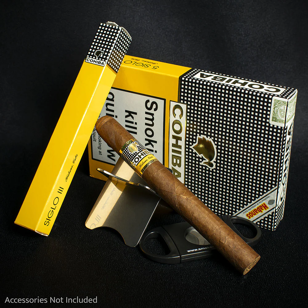 Cohiba Siglo III Cuban Cigars - Pack of 5 - Image 2