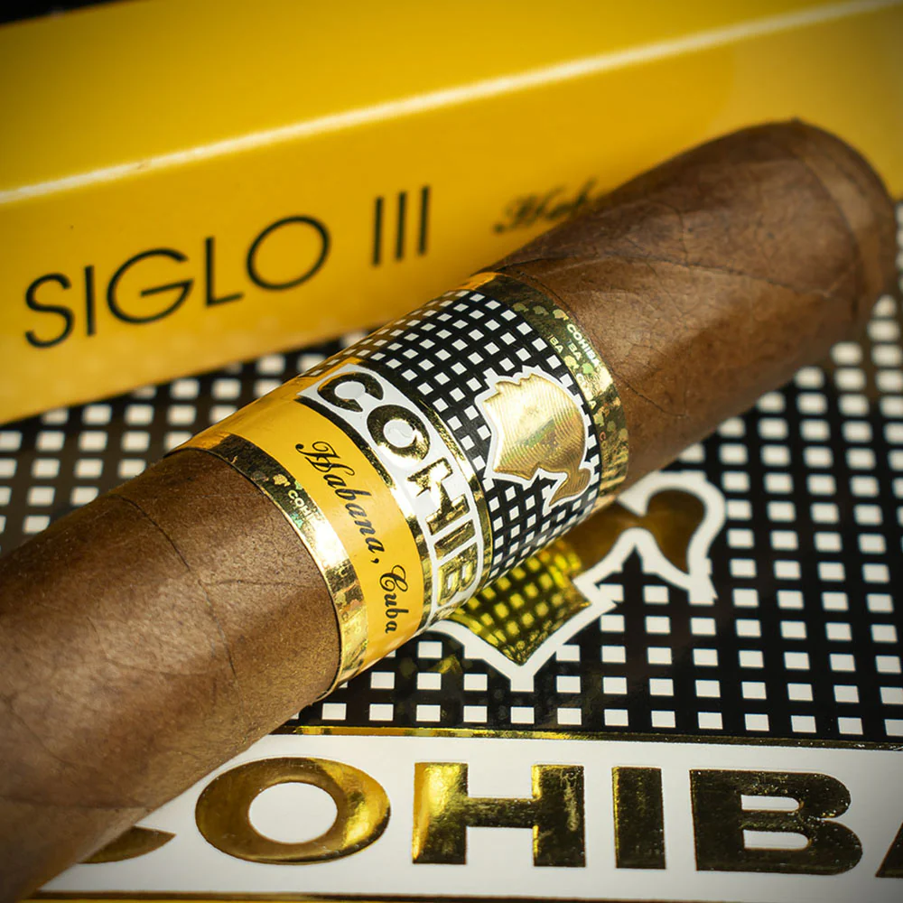 Cohiba Siglo III Cuban Cigars - Pack of 5 - Image 3