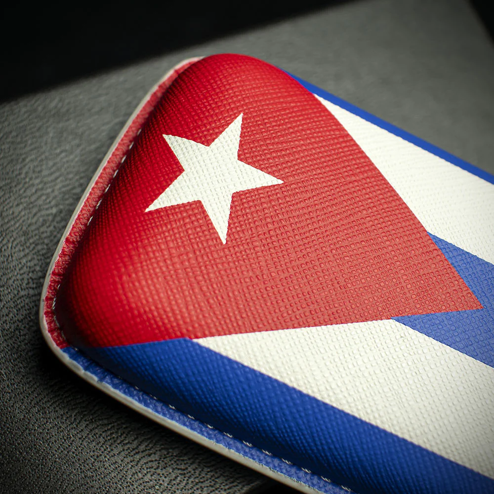 Artamis Cuban Flag PU Cigar Case - 2 Churchills - Image 5