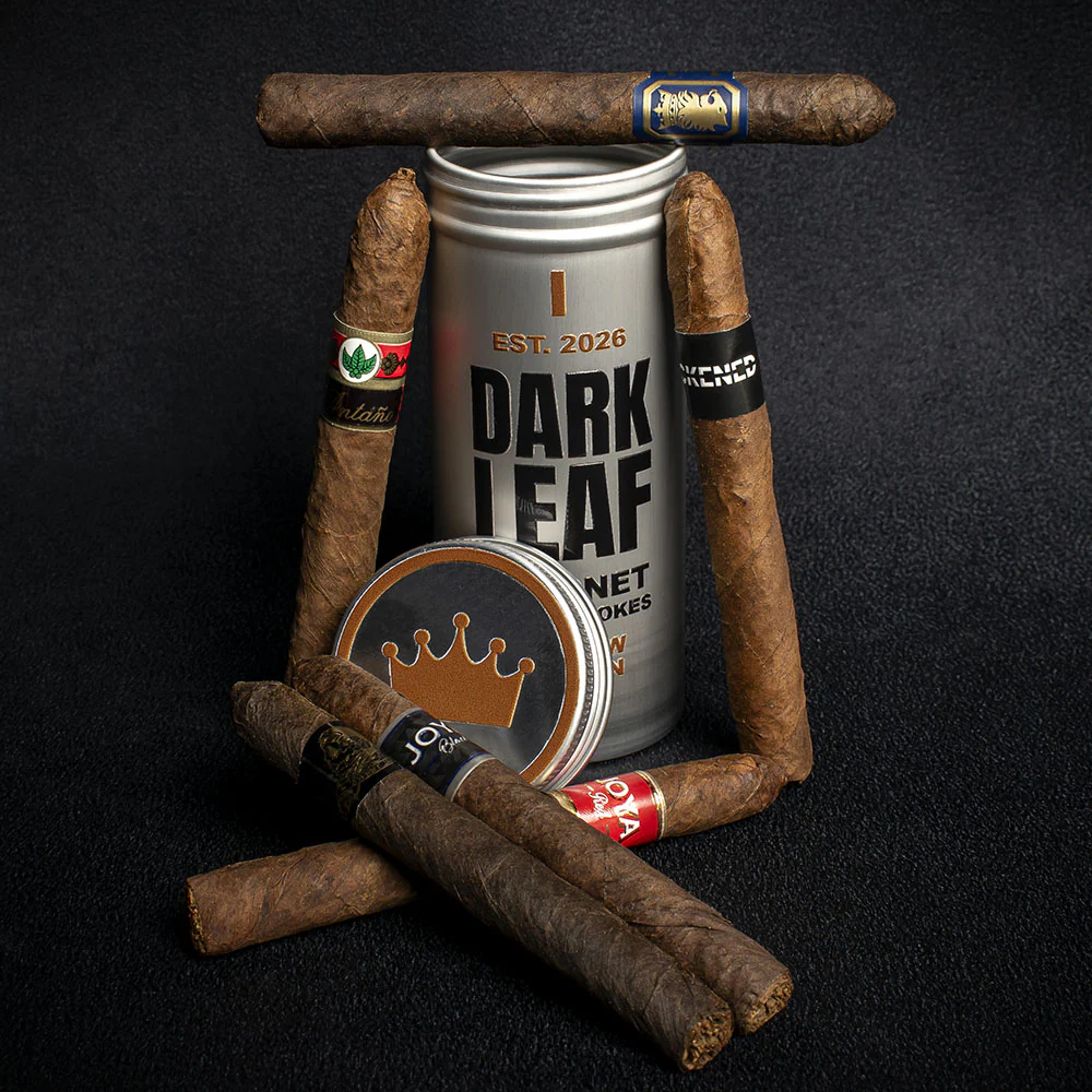 Dark Leaf Coronet Cigars - Exclusive Limited Edition 6 Cigar Sampler Tin