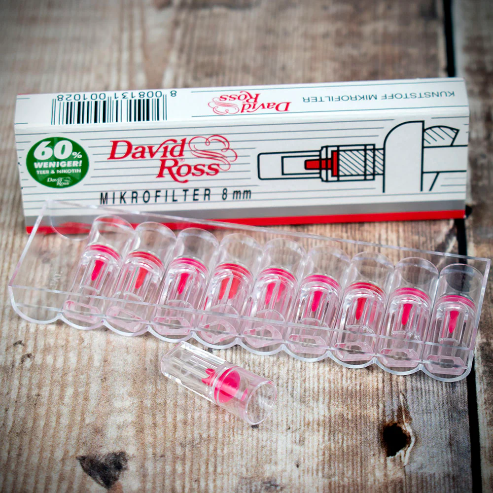 David Ross Cigarette Filters - Standard 8mm - Image 2