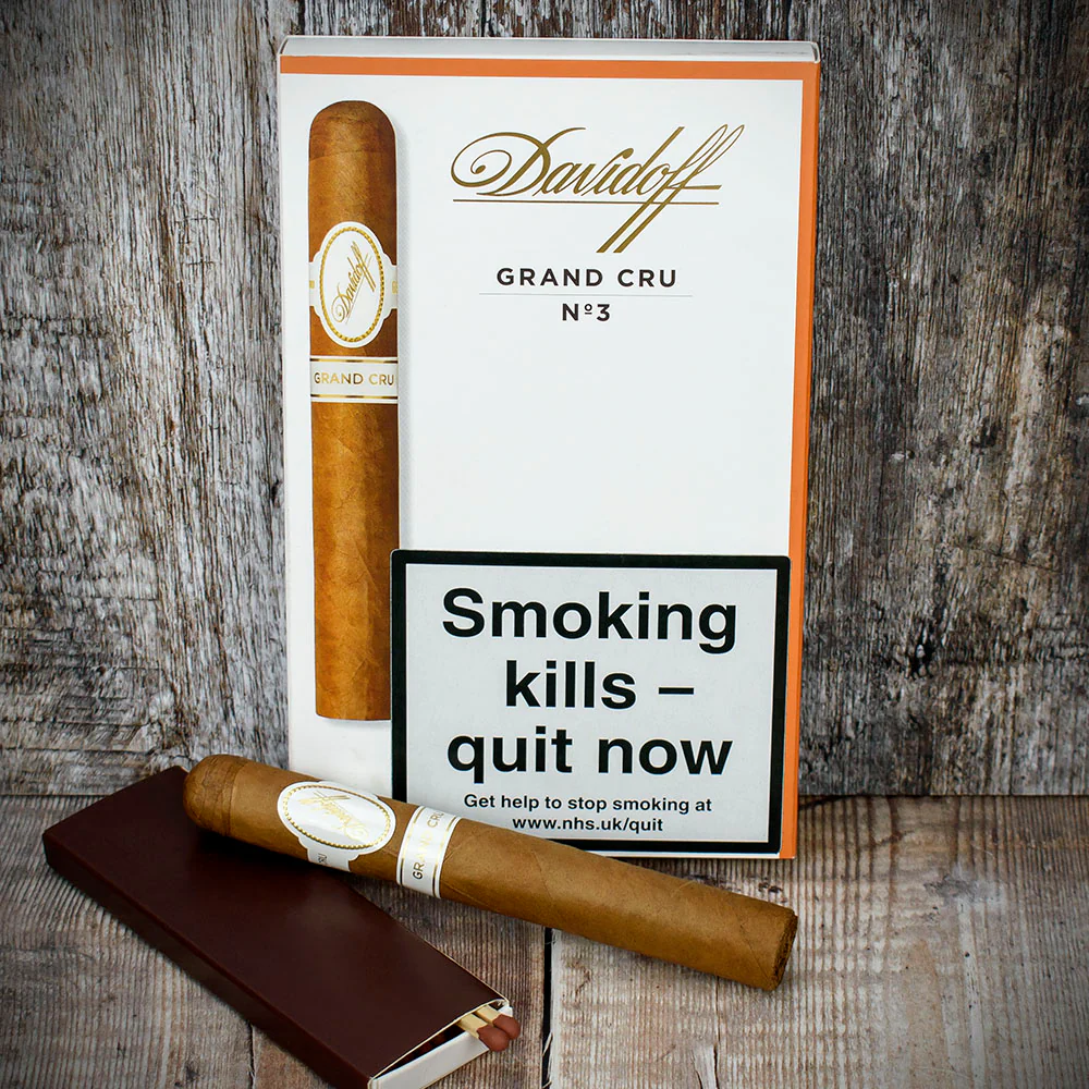 Davidoff Grand Cru No. 3 Cigars - Pack of 5