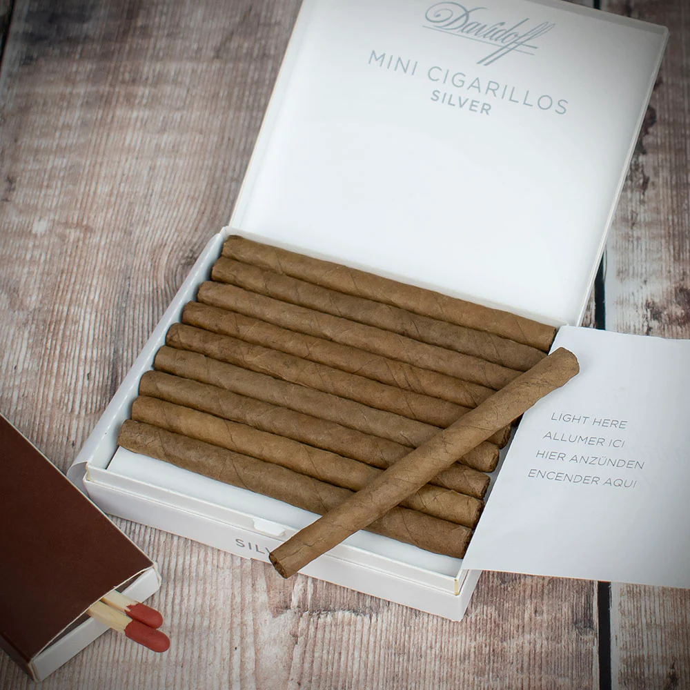 Davidoff Mini Silver Cigarillos - Pack of 20 - Image 2