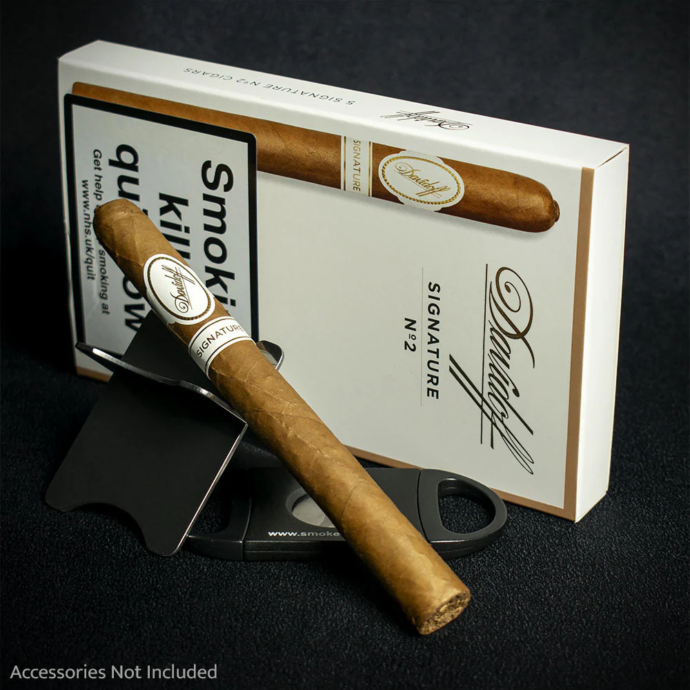 Davidoff Signature No. 2 Cigars - Pack of 5 - Image 2