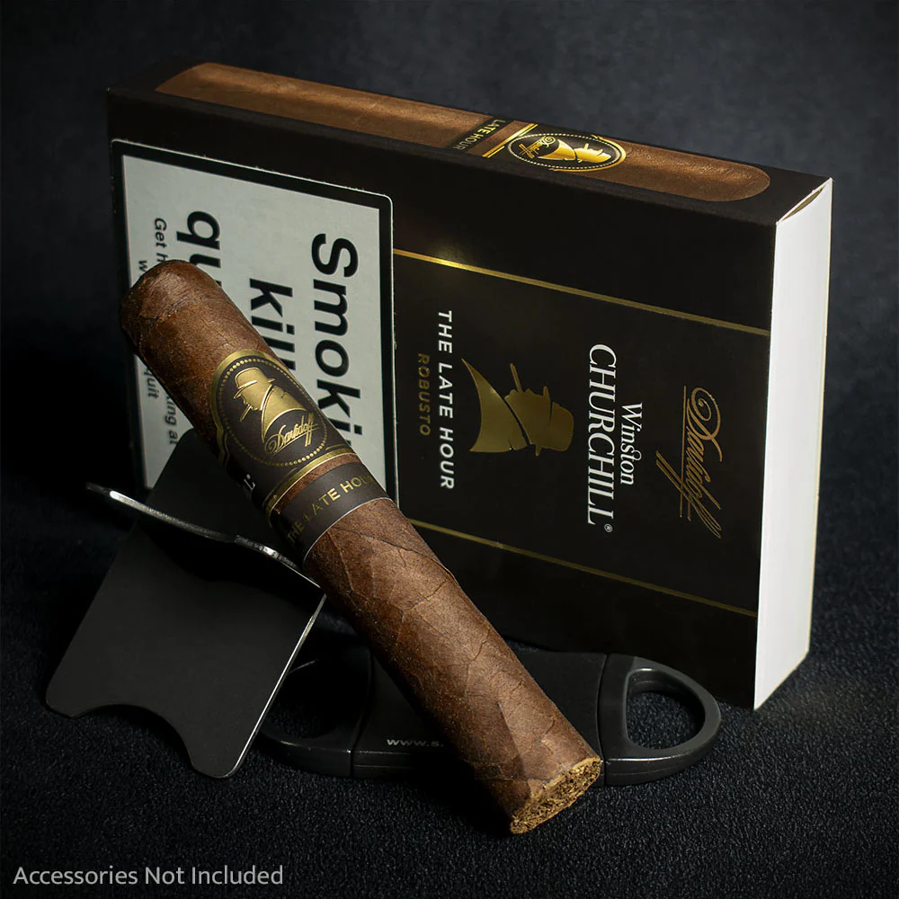Davidoff Winston Churchill The Late Hour Robusto Cigars - Pack of 4 - Image 2