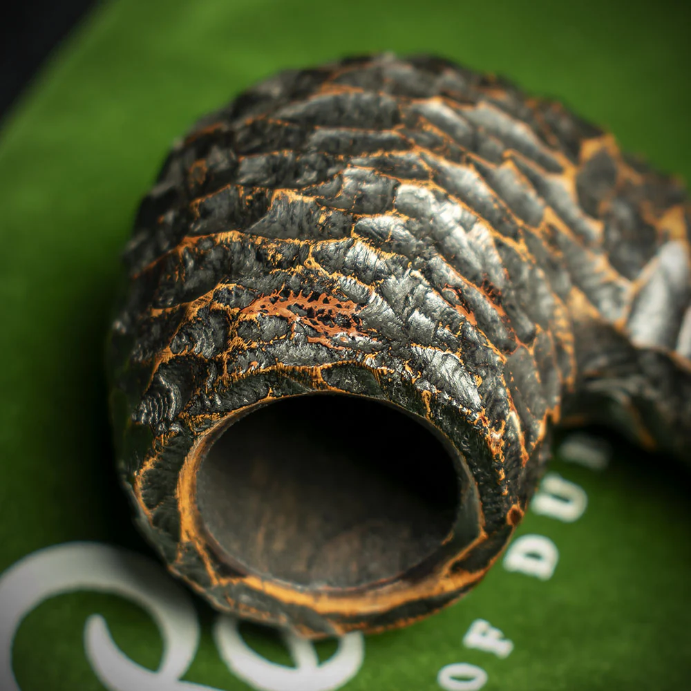 Peterson of Dublin Derry Rusticated Briar Smoking Pipe - Shape 69 - 9mm - Image 5