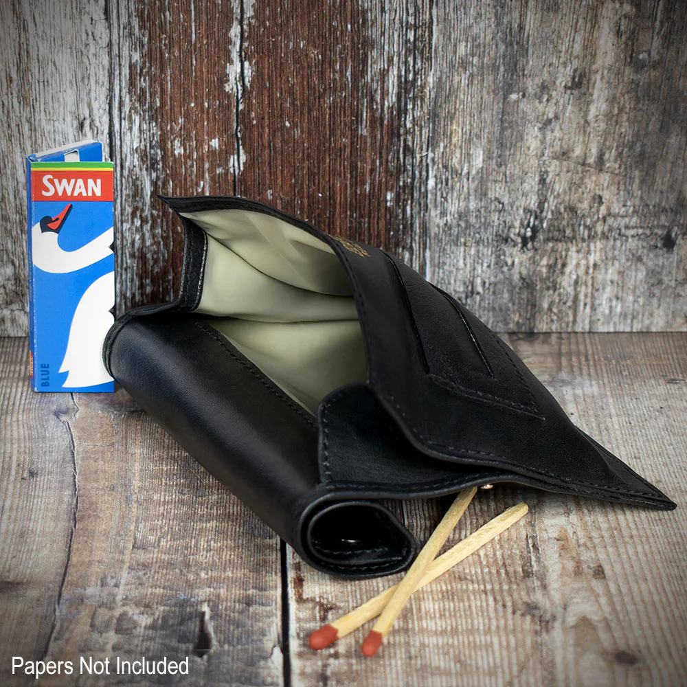 Dr. Plumb Hand Rolling Tobacco Pouch - Black 35517 - Image 3