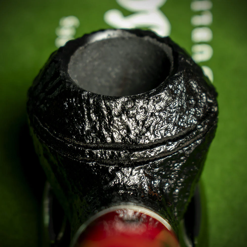 Peterson of Dublin Dracula Sandblasted Briar Smoking Pipe - Shape No.999 - Image 7
