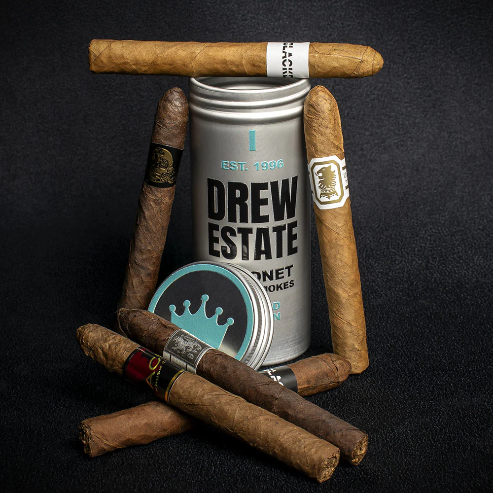 Drew Estate Coronet Cigars - Exclusive Limited Edition 6 Cigar Sampler Tin