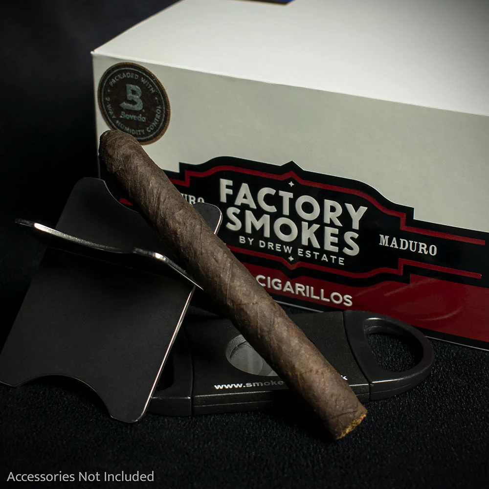 Drew Estate Factory Smokes Maduro Cigarillos - Box of 50 - Image 2