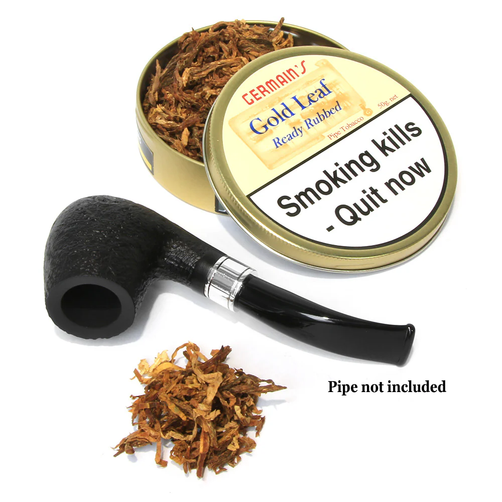 Germains Gold Leaf Ready Rubbed Pipe Tobacco - 50g Tin
