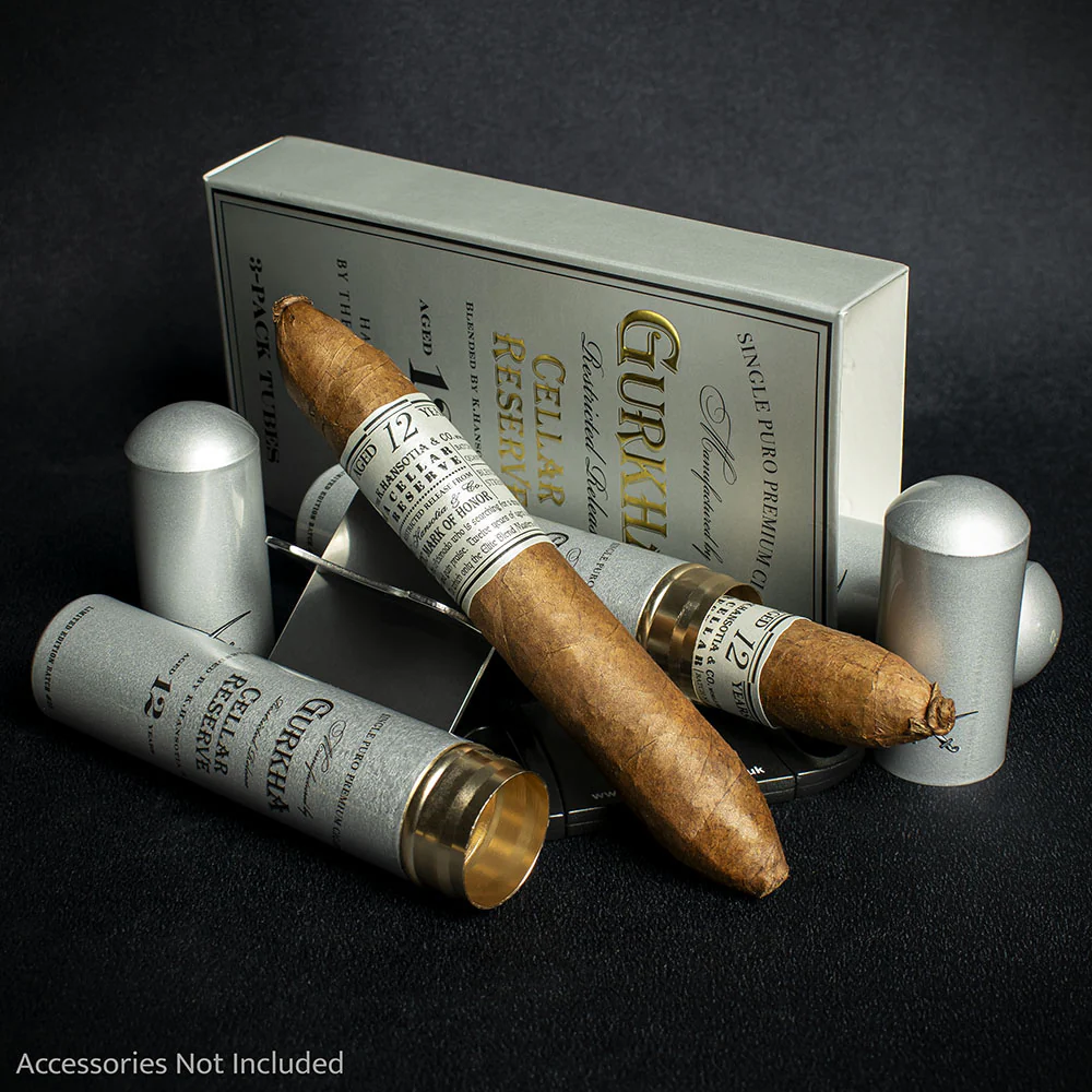 Gurkha Cellar Reserve 12 Year Old Platinum Hedonism Tubos Cigar - Single - Image 2