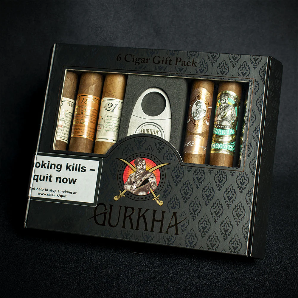 Gurkha Limited Edition Dominican Toro Sampler - 6 Cigars + Cutter - Image 2