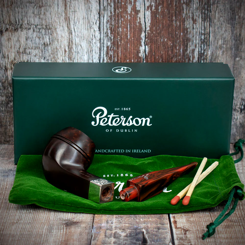 Peterson of Dublin Harp Briar Smoking Pipe - Shape No.150 - Image 3