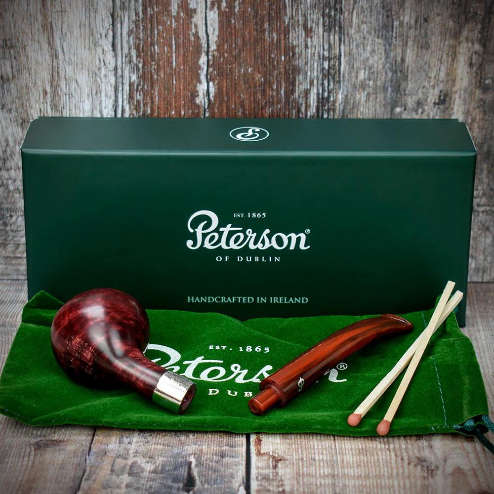 Peterson of Dublin Harp Briar Smoking Pipe - Shape No.406 - Image 4