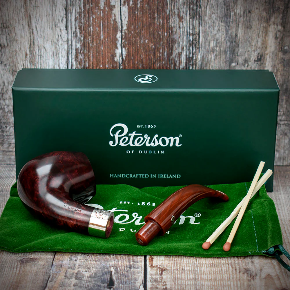 Peterson of Dublin Harp Briar Smoking Pipe - Shape No.68 - Image 3