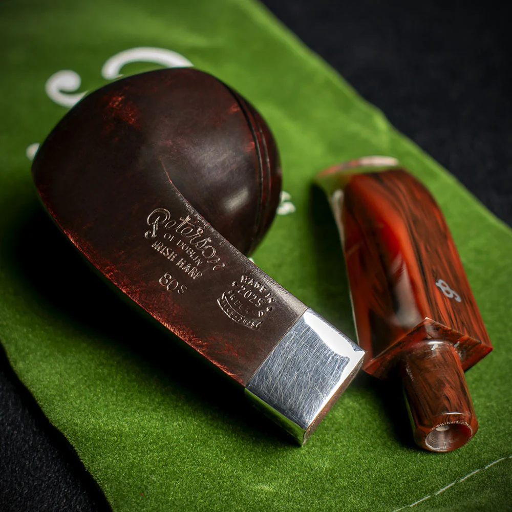 Peterson of Dublin Harp Briar Smoking Pipe - Shape No.80s - Image 4