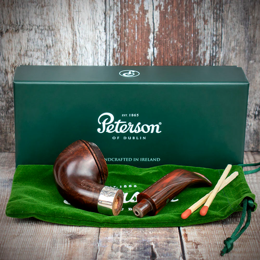 Peterson of Dublin Harp Briar Smoking Pipe - Shape No.999 - Image 4
