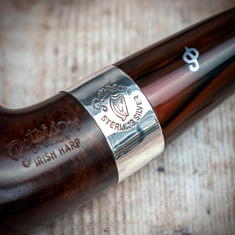 Peterson of Dublin Harp Briar Smoking Pipe - Shape No.999 - Image 5