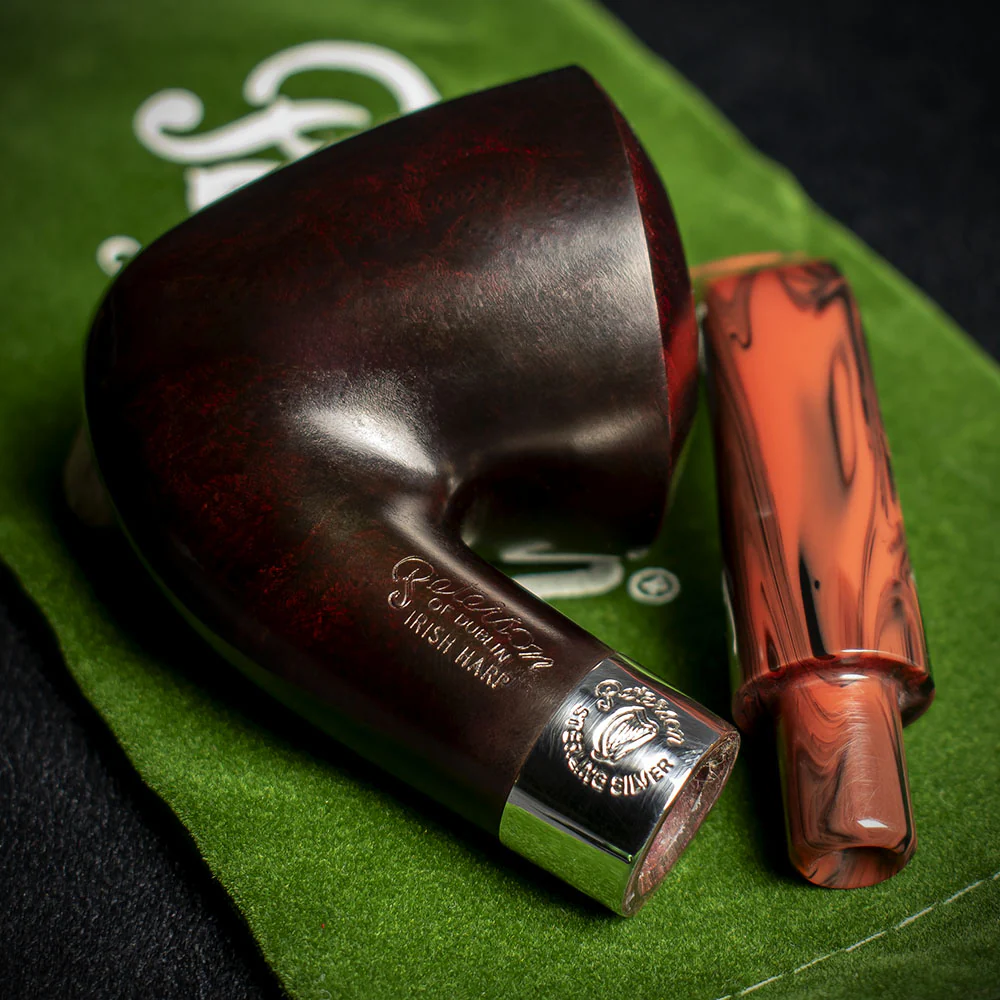 Peterson Of Dublin Harp Briar Smoking Pipe- Shape No. B10 - Image 4