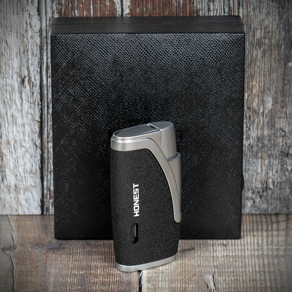 Honest Neath Cigar Lighter - Black/Chrome - Image 2