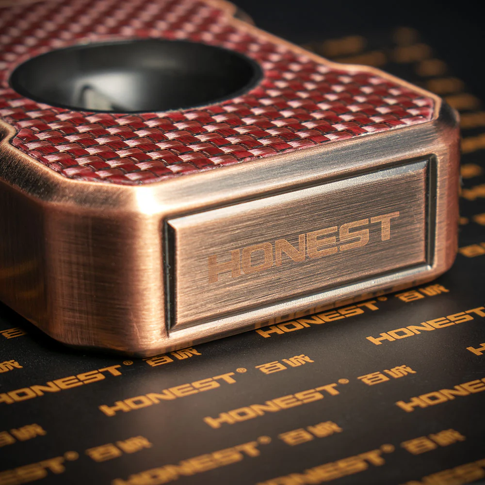 Honest "V" Cigar Cutter - Rose Check - Image 6