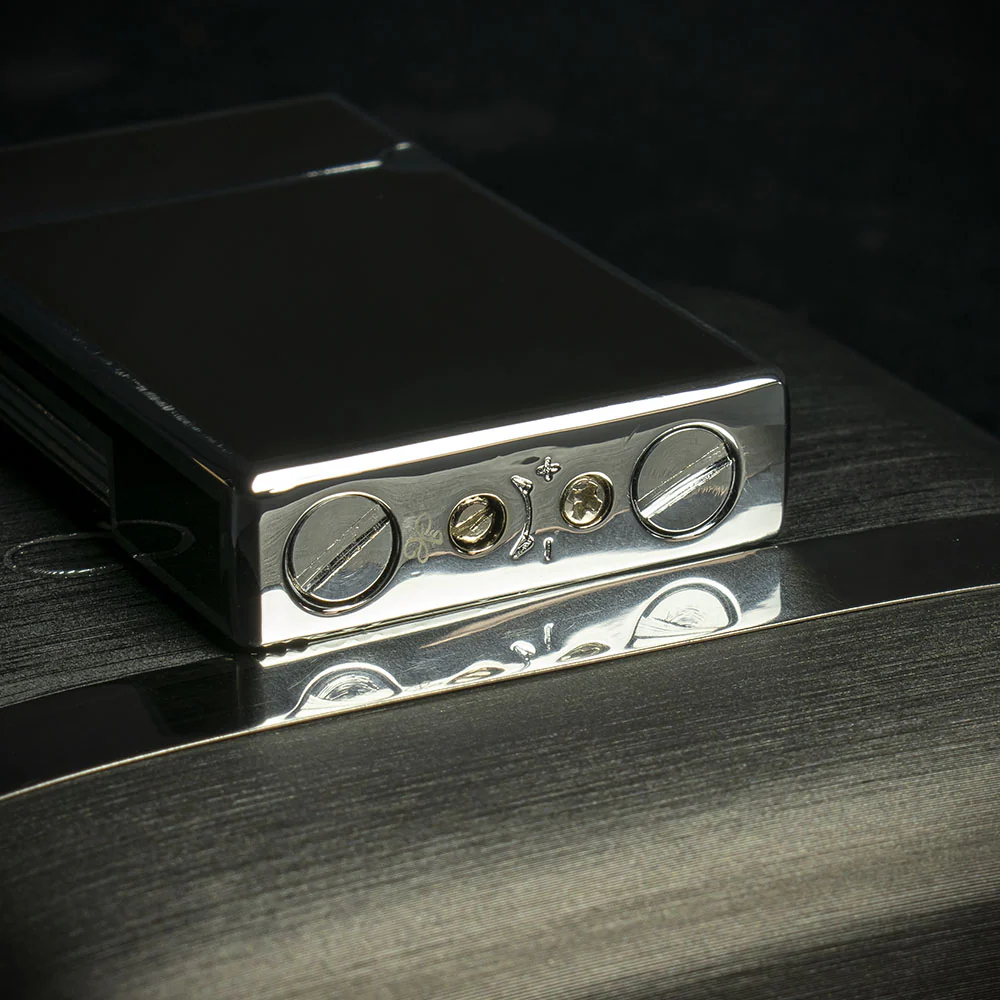 Jean Claude Dustin Cigarette Lighter - Chrome & Black - Image 5