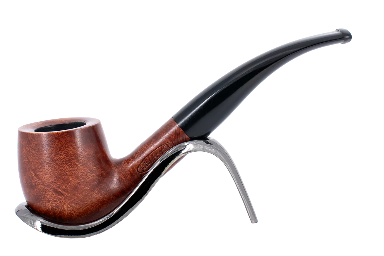 John Brumfit Great British Classics Briar Smoking Pipe - Bent Pot