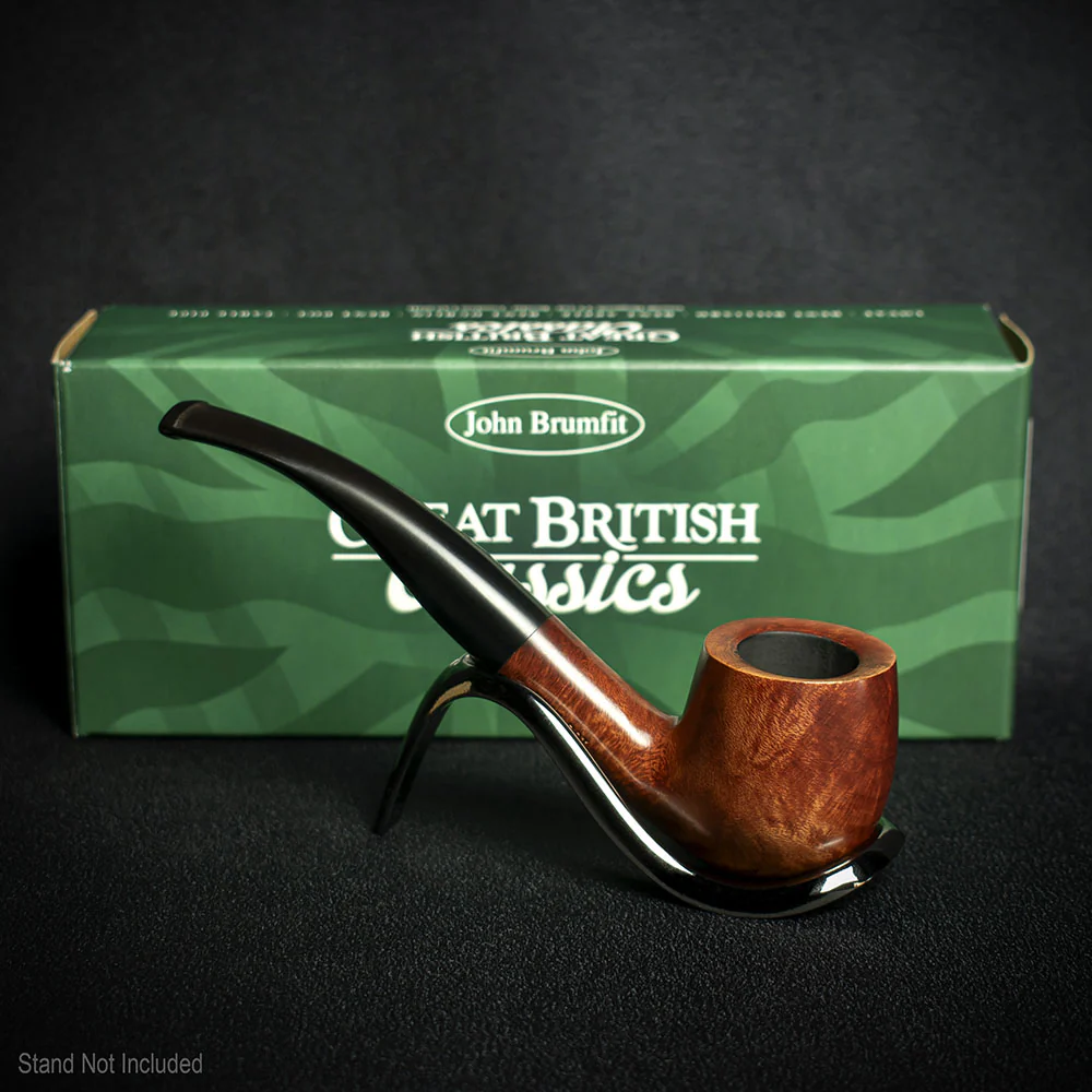 John Brumfit Great British Classics Briar Smoking Pipe - Bent Pot - Image 3