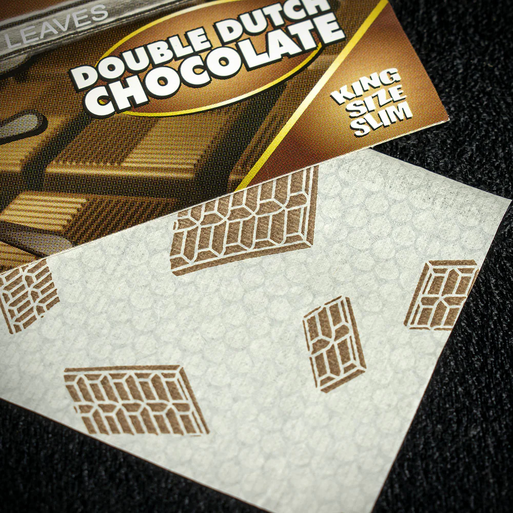 Juicy Jay's King Size Slim Rolling Papers - Double Dutch Chocolate - Image 3