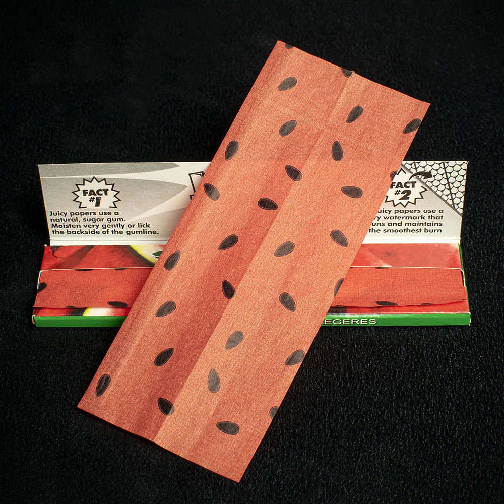 Juicy Jay's King Size Slim Rolling Papers - Watermelon - Image 2