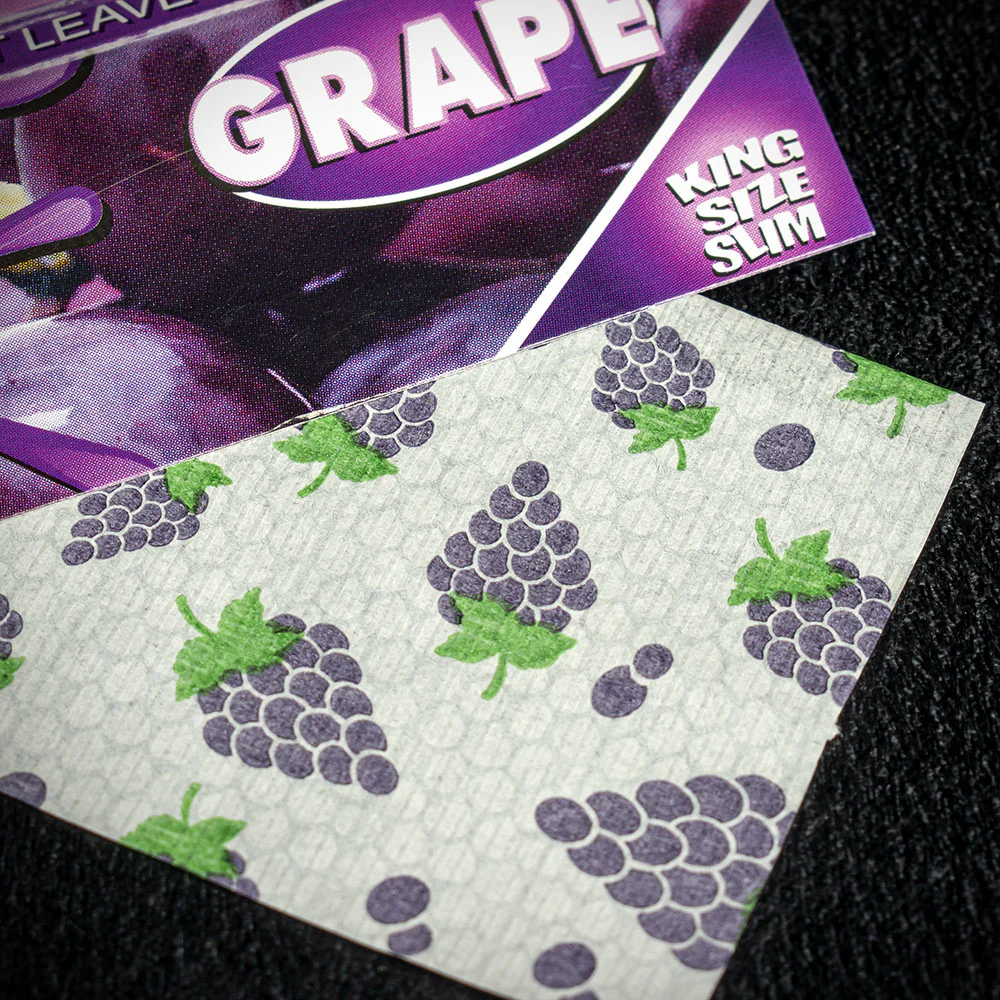 Juicy Jay's King Size Slim Rolling Papers - Grape - Image 3