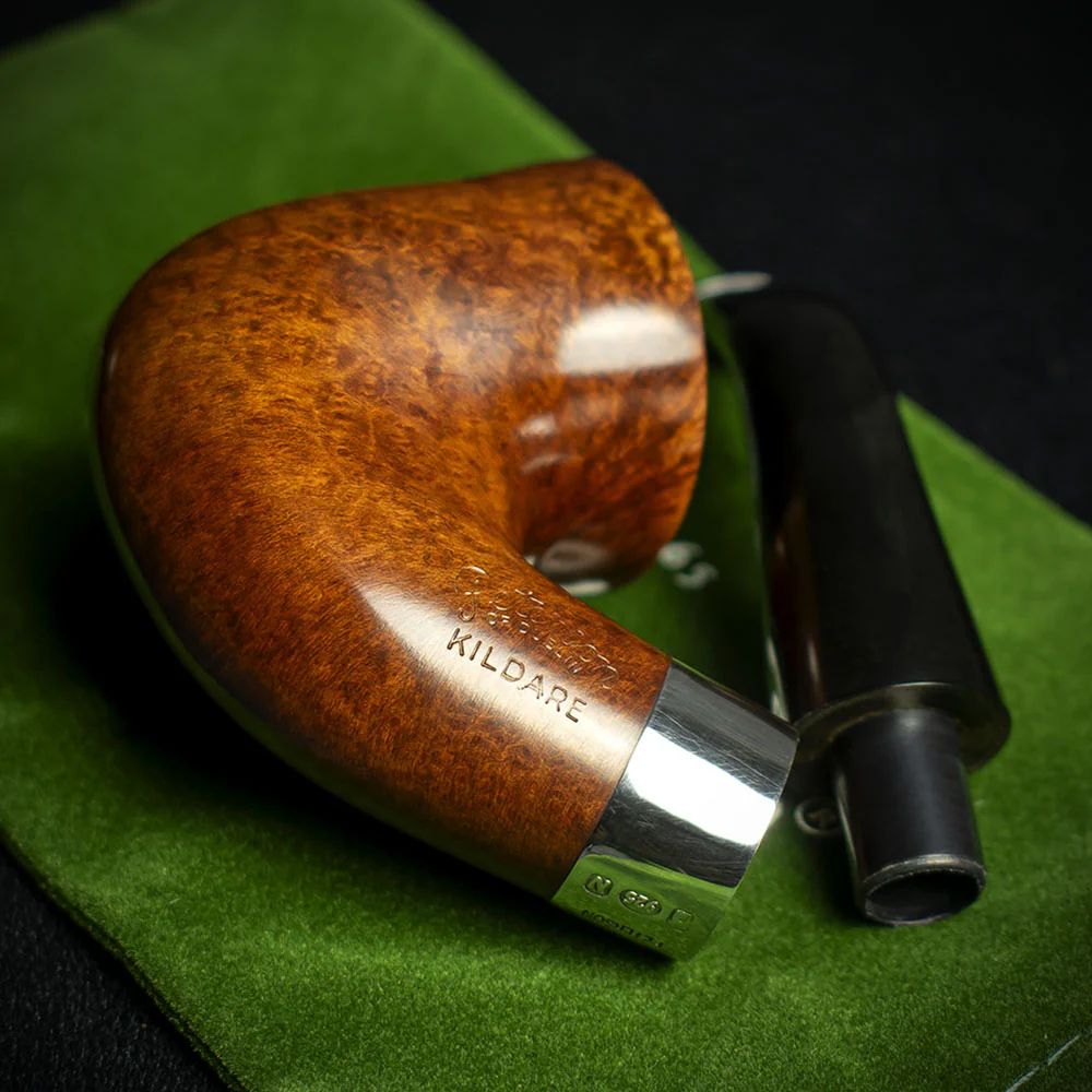 Peterson of Dublin Kildare Silver Mounted Briar Smoking Pipe - Shape No.05 - Image 4