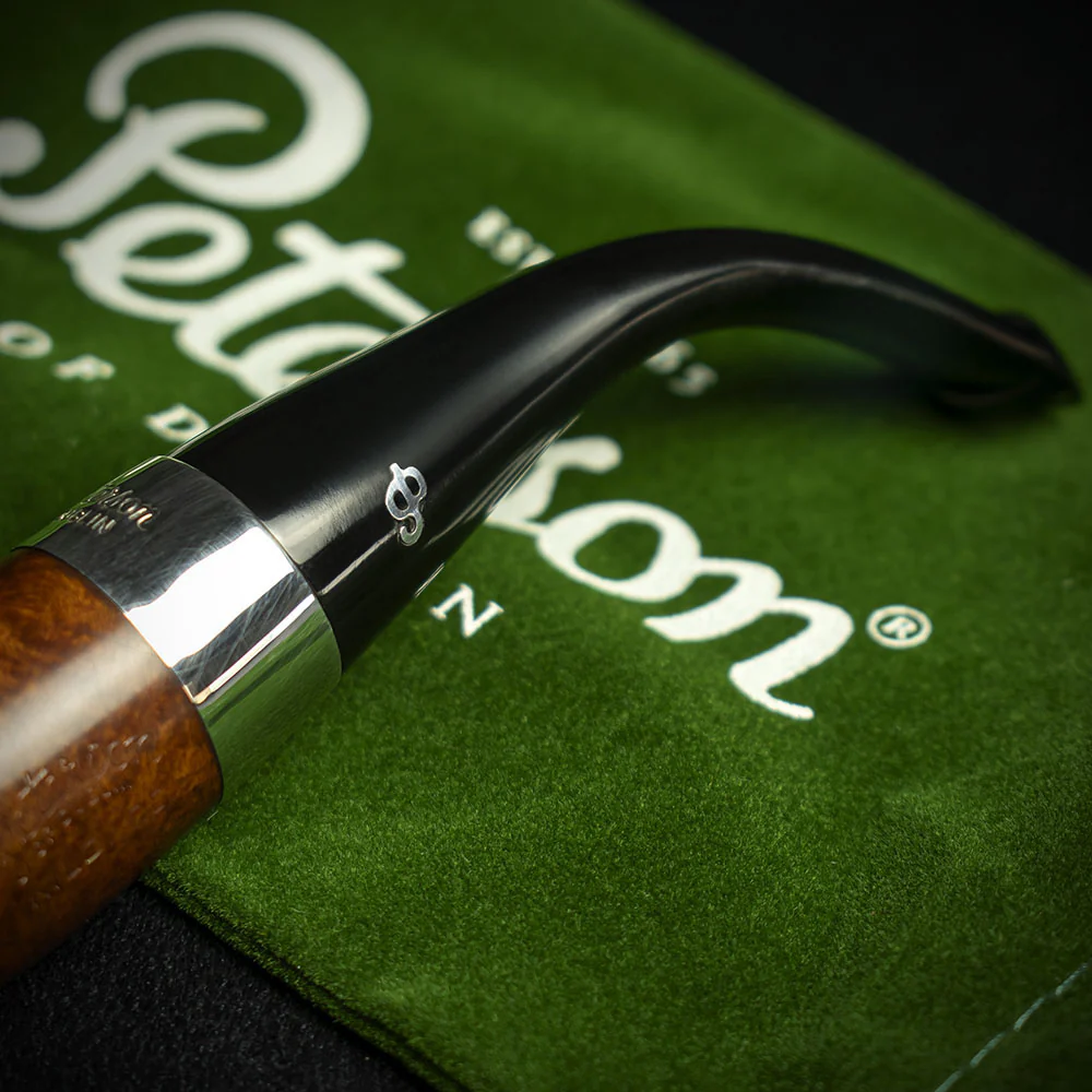 Peterson of Dublin Kildare Silver Mounted Briar Smoking Pipe - Shape No.05 - Image 6
