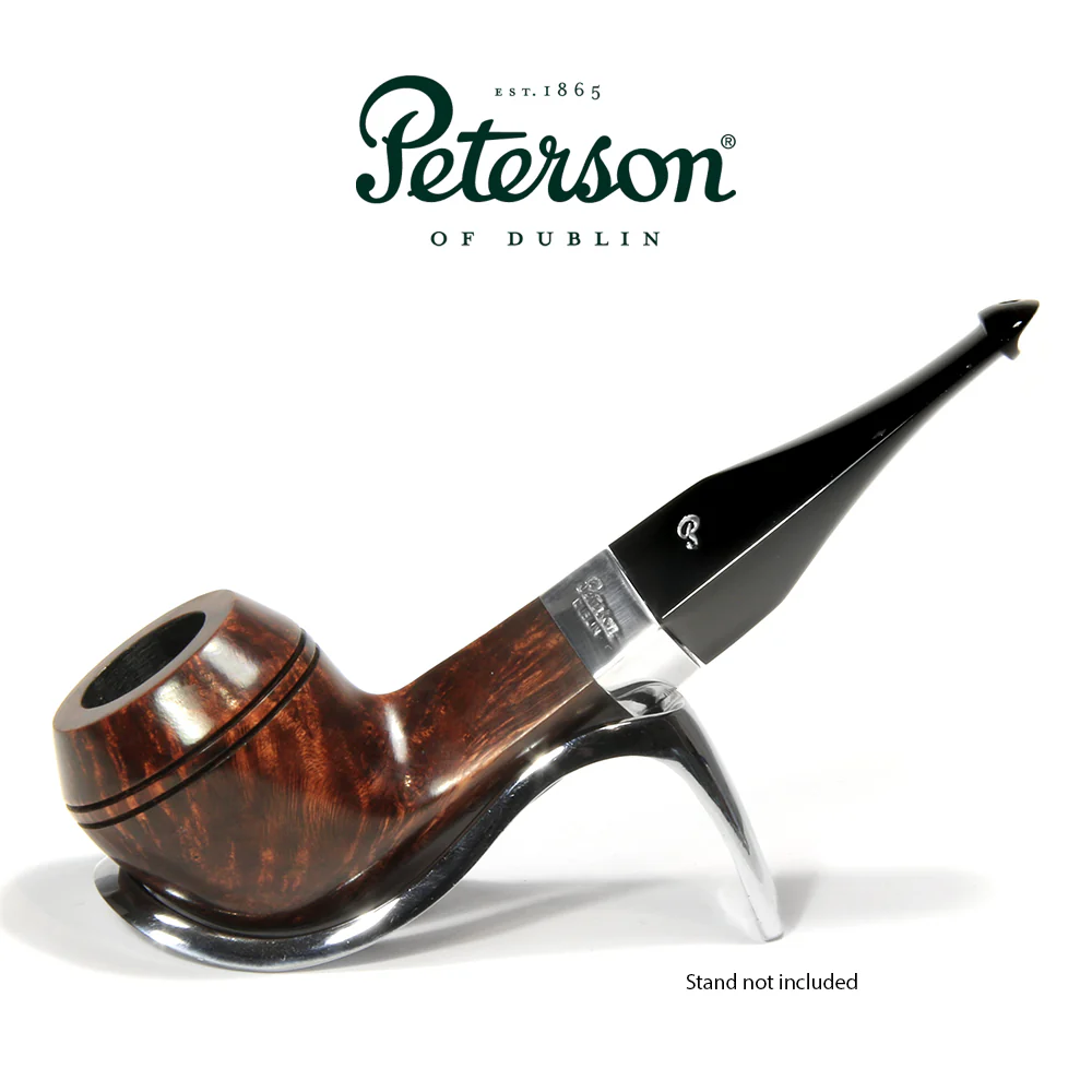 Peterson of Dublin Kildare Silver Mounted Briar Smoking Pipe - Shape No.150 - 9mm