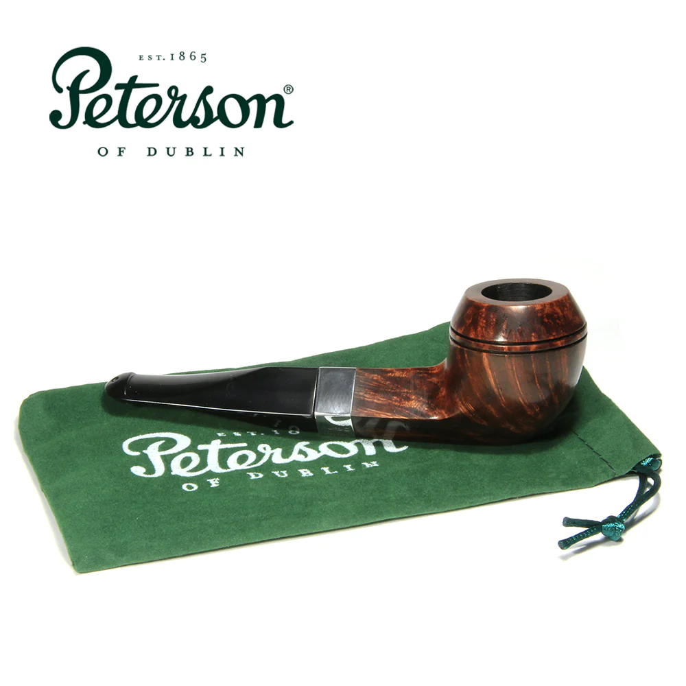 Peterson of Dublin Kildare Silver Mounted Briar Smoking Pipe - Shape No.150 - 9mm - Image 2
