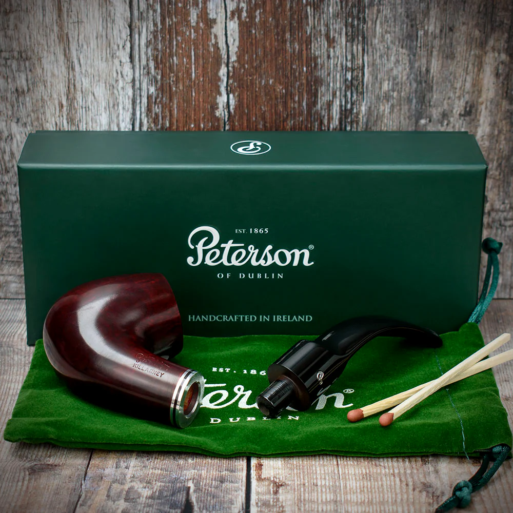 Peterson of Dublin Killarney Red Briar Smoking Pipe - Shape No.XL90 - Image 3