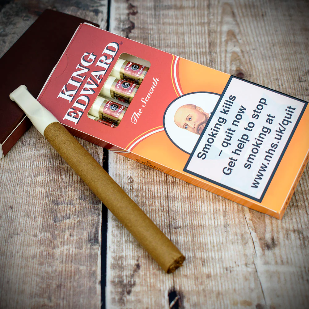 King Edward Tip Cigarillos Cigars - Pack of 5 - Image 6