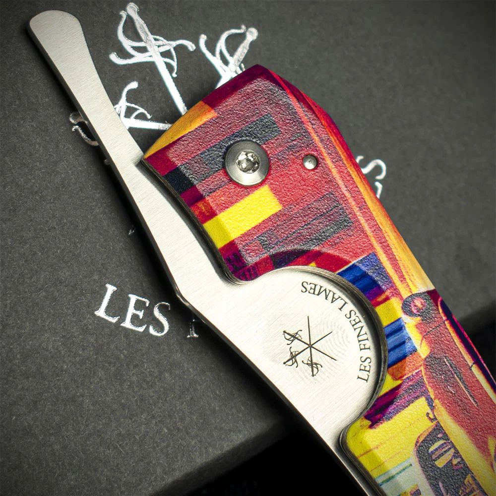 Les Fines Lames Le Petit Cigar Cutter & Knife - Havana Streets - Almendron - Image 3
