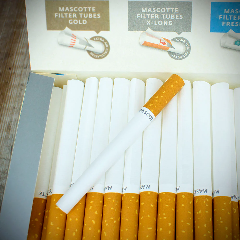 Mascotte Cigarette Tubes X-Long Filter 200 Pack - Image 2