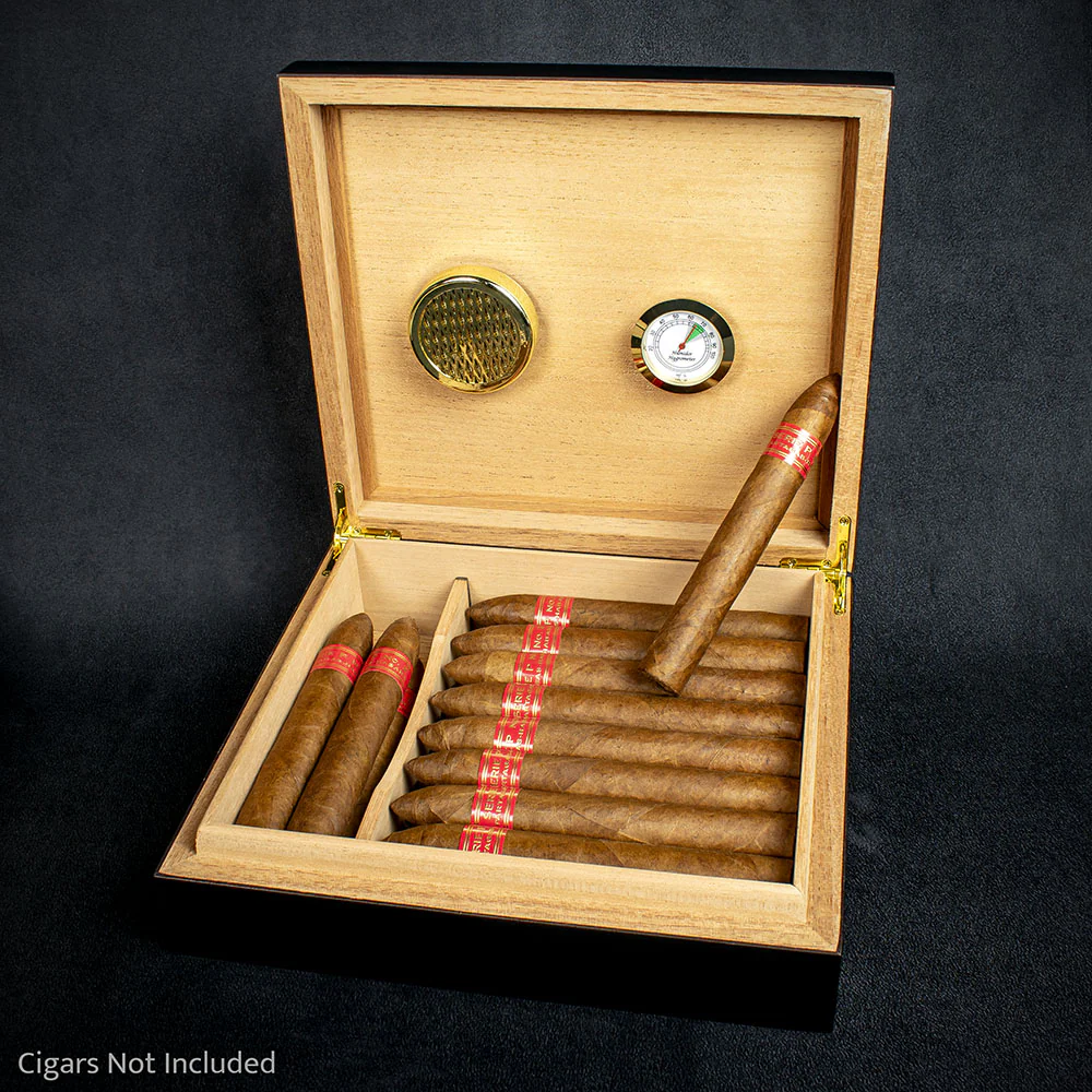Matte Cuban Flag Humidor - 20 Cigars - Image 3