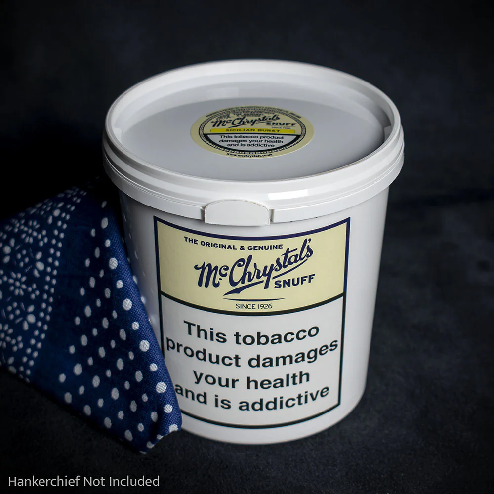 McChrystal's Sicilian Burst Lemon Snuff - 200g Tub