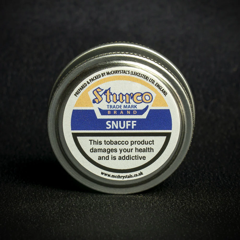 McChrystal's Sturco Snuff (Menthol) - 3.5g Mini Tin - Image 2