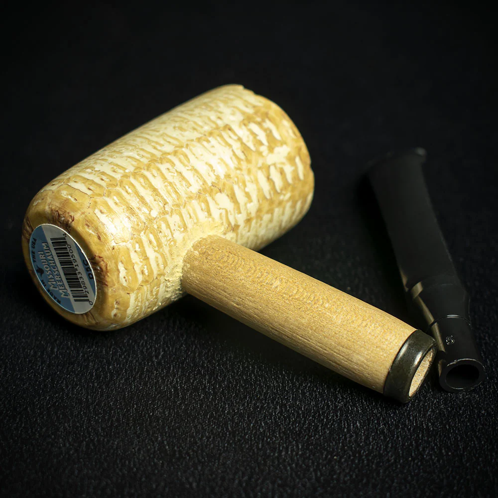 Missouri Meerschaum Diplomat 5th Avenue Corn Cob Pipe - Bent - Image 4